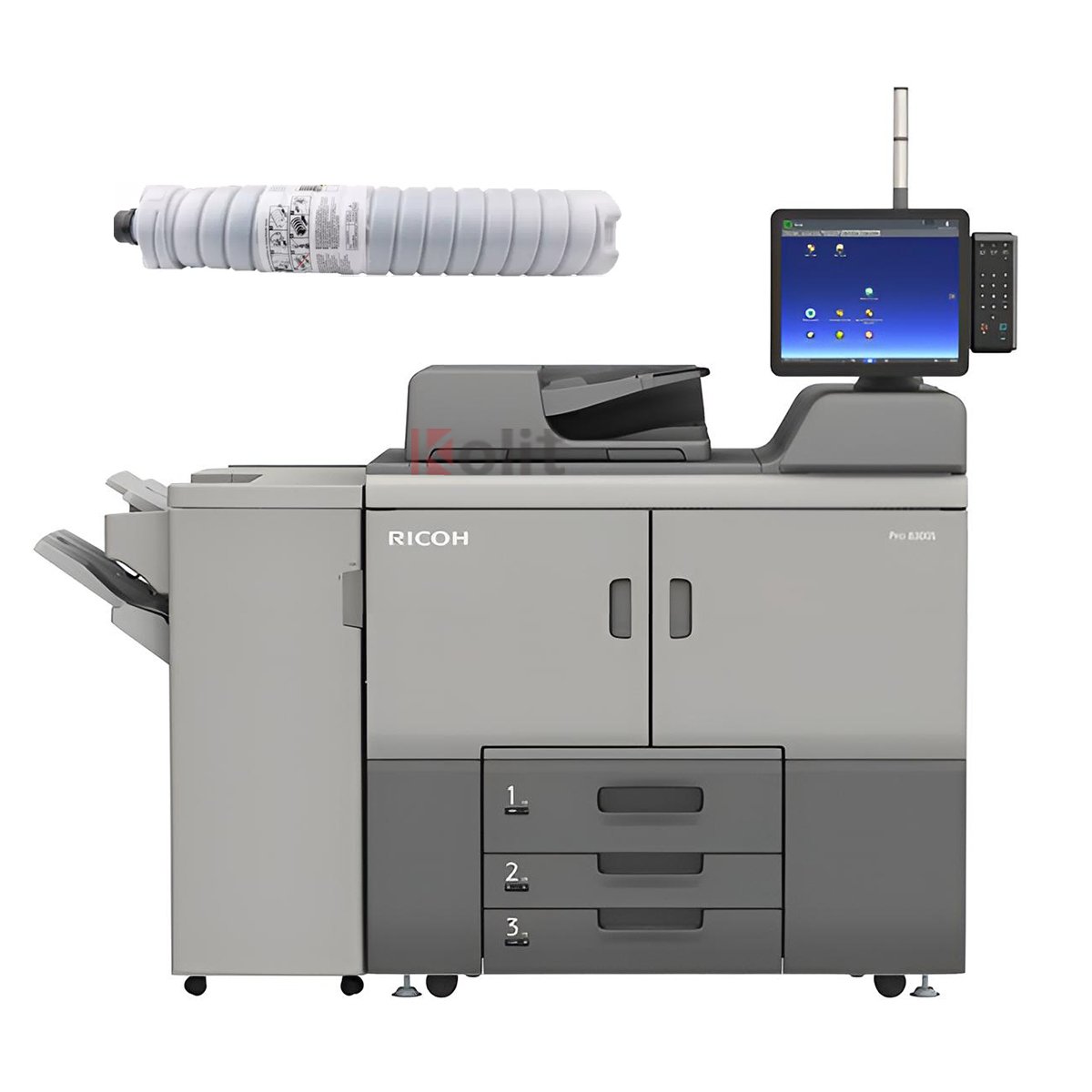 High Yield top Monochrome printer scanner copier machine for Ricoh Pro 8300 High speed 90% new Refurbished Photocopier