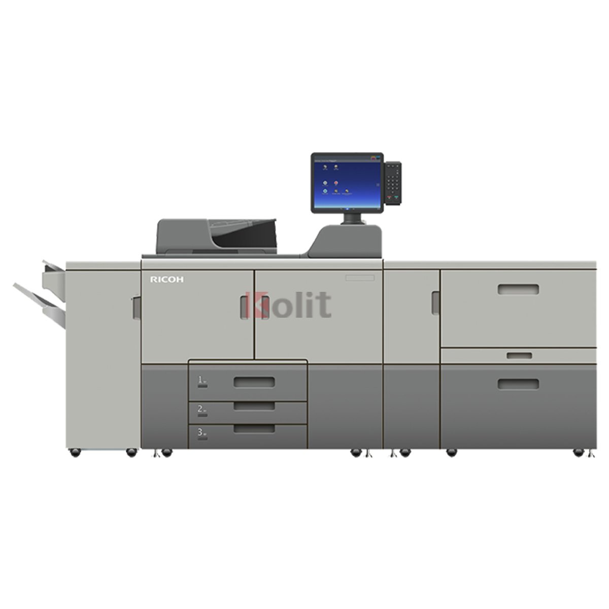 High Yield top Monochrome printer scanner copier machine for Ricoh Pro 8300 High speed 90% new Refurbished Photocopier