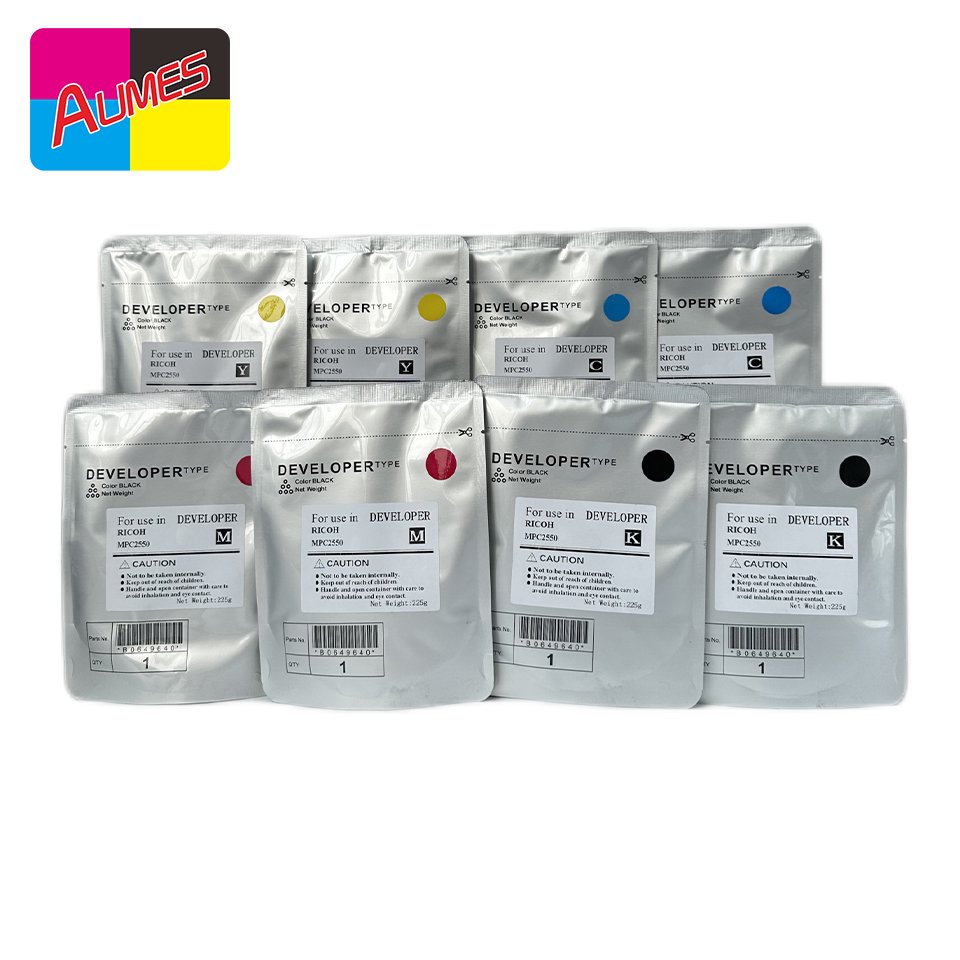 Factory Wholesale MP C2550 3000 3501 5000 Developer For Ricoh MPC 2550 2551 2030 2050 2010 2051 2530 Color Copier