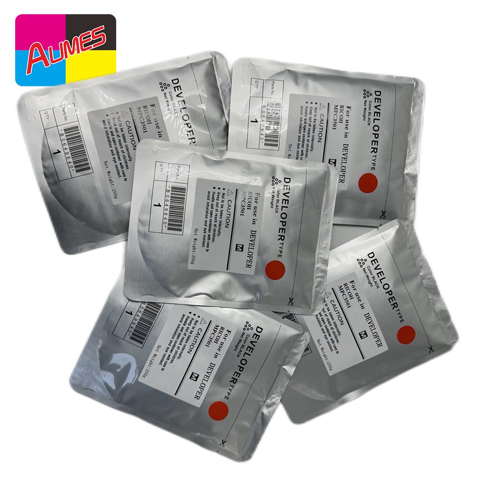 Factory Wholesale MP C2550 3000 3501 5000 Developer For Ricoh MPC 2550 2551 2030 2050 2010 2051 2530 Color Copier