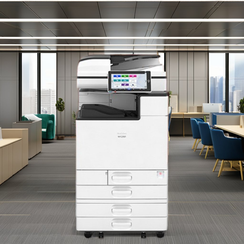 Used Ricoh MC2501 Portable Office Laser Printer A3 Photocopy Machine Copier with A4 Paper Size and Fax Option