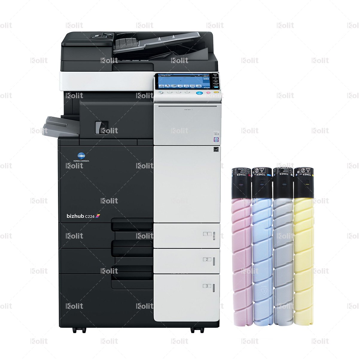 90% new high-quality remanufacture konica photocopier machines C224C 224e Colour copier machine for konica minolta