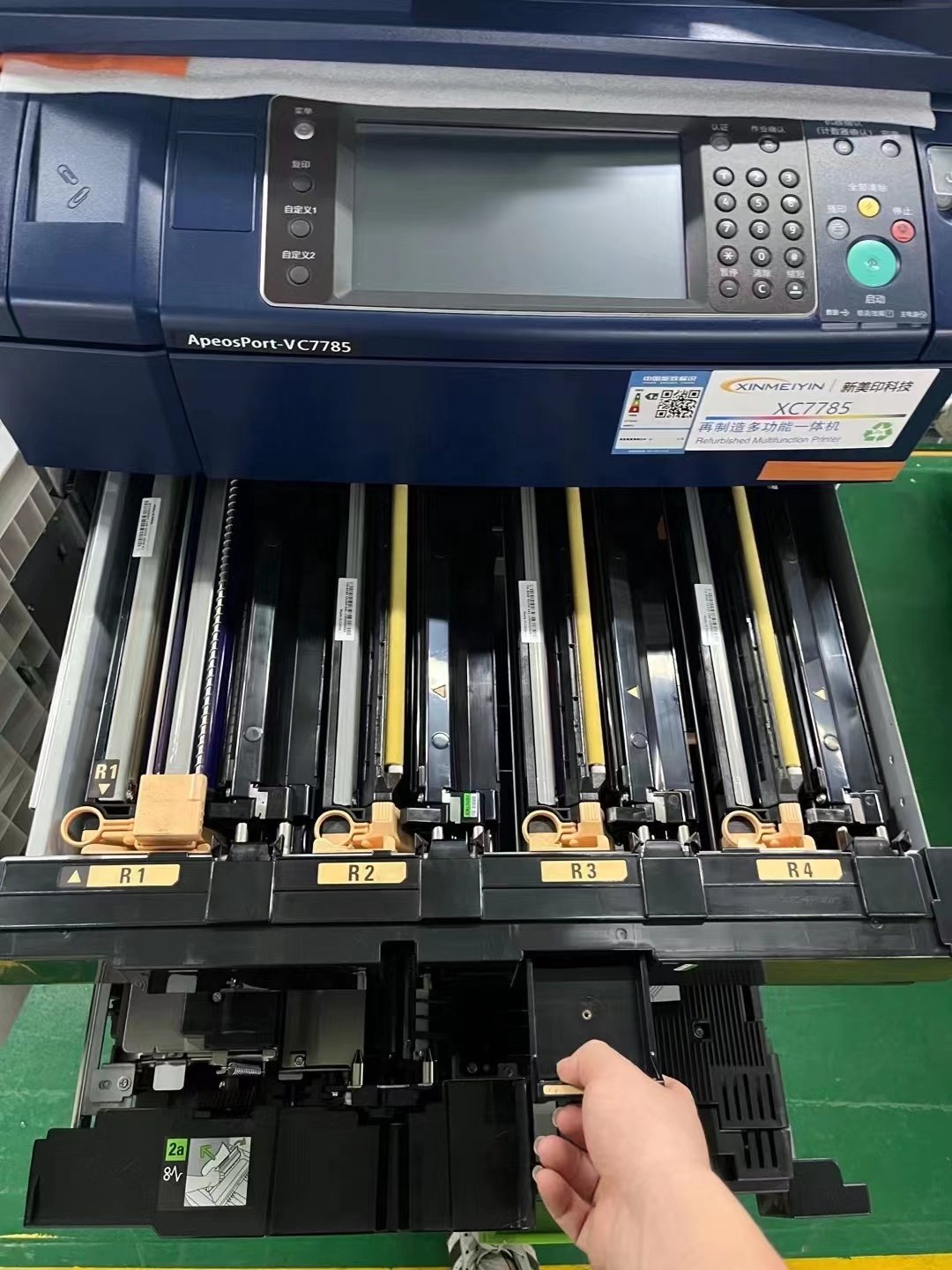 High quality photocopier for Xerox ApeosPore VC7785 with finisher with paper tray with fiery