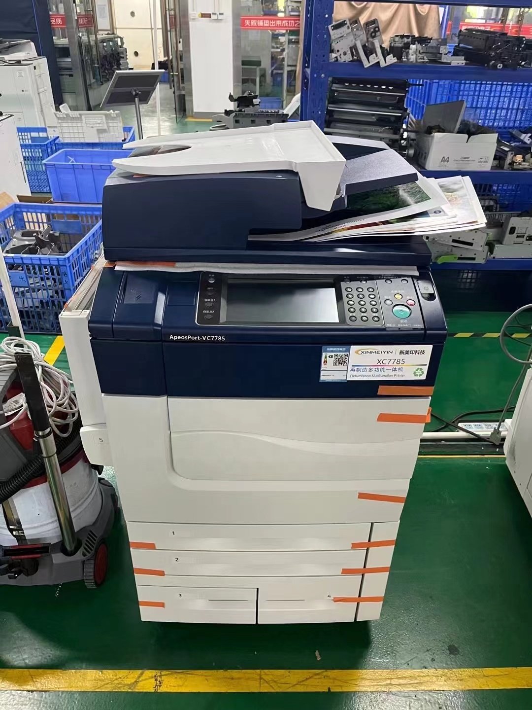High quality photocopier for Xerox ApeosPore VC7785 with finisher with paper tray with fiery