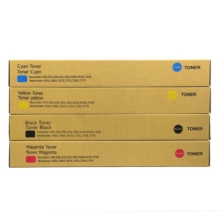 Copier Toner Cartridge For Xerox DocuColor 240 242 250 252 260 WorkCentre7655 7665 7675 7755 Toners And Cartridges Compatible