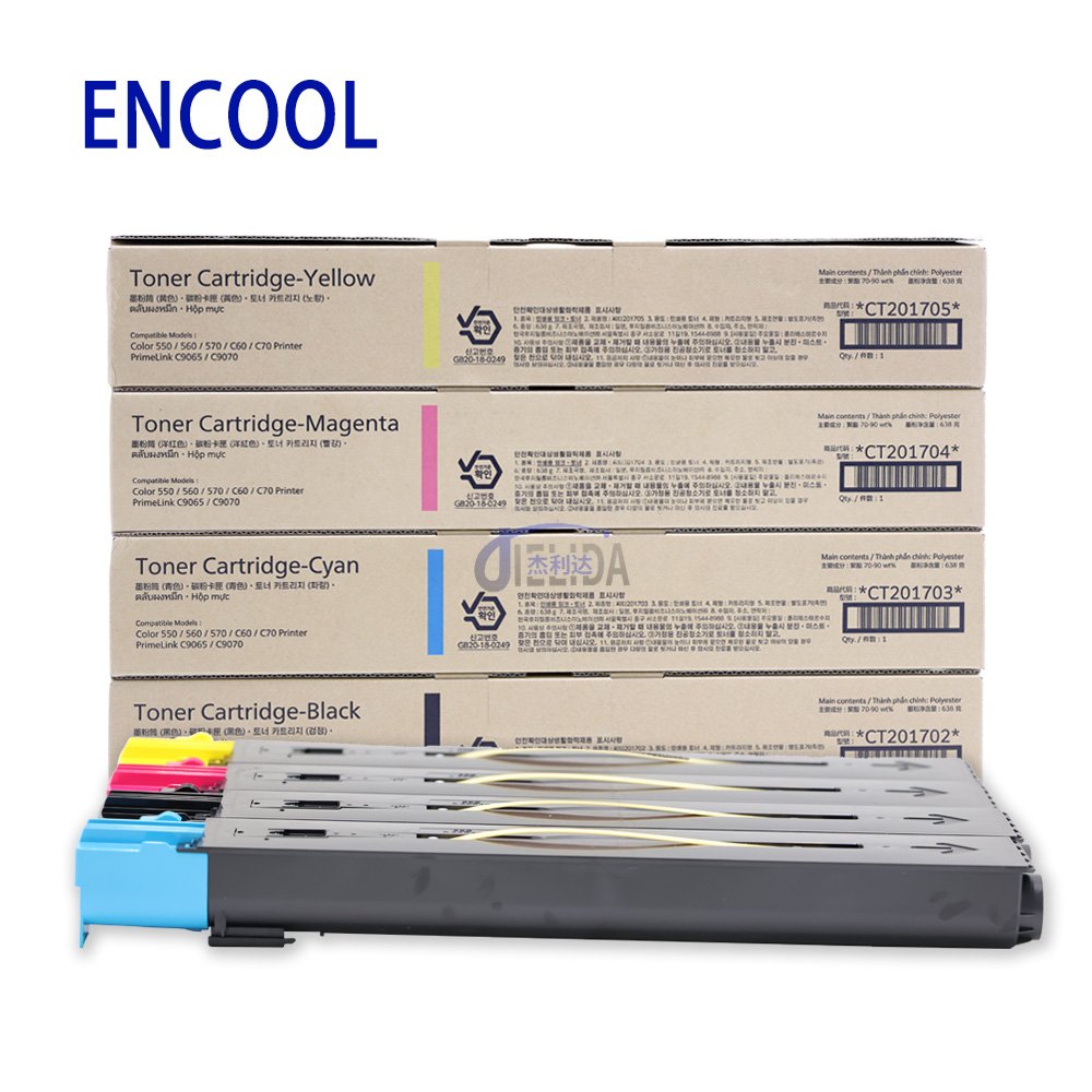 CT201702/03/04/05 Asia version Original toner for Fuji Xerox Color 550 560 570 C70 C9065 C9070 C60