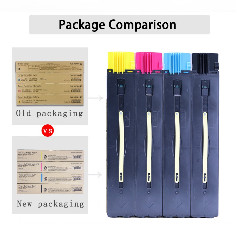 CT201702/03/04/05 Asia version Original toner for Fuji Xerox Color 550 560 570 C70 C9065 C9070 C60