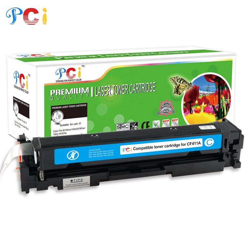 PCI Compatible CF410A 410A CF410 CF411 CF412 CF413 410A 410X Color Laser Toner Cartridge for HP M452 M452dw m452dn Printer