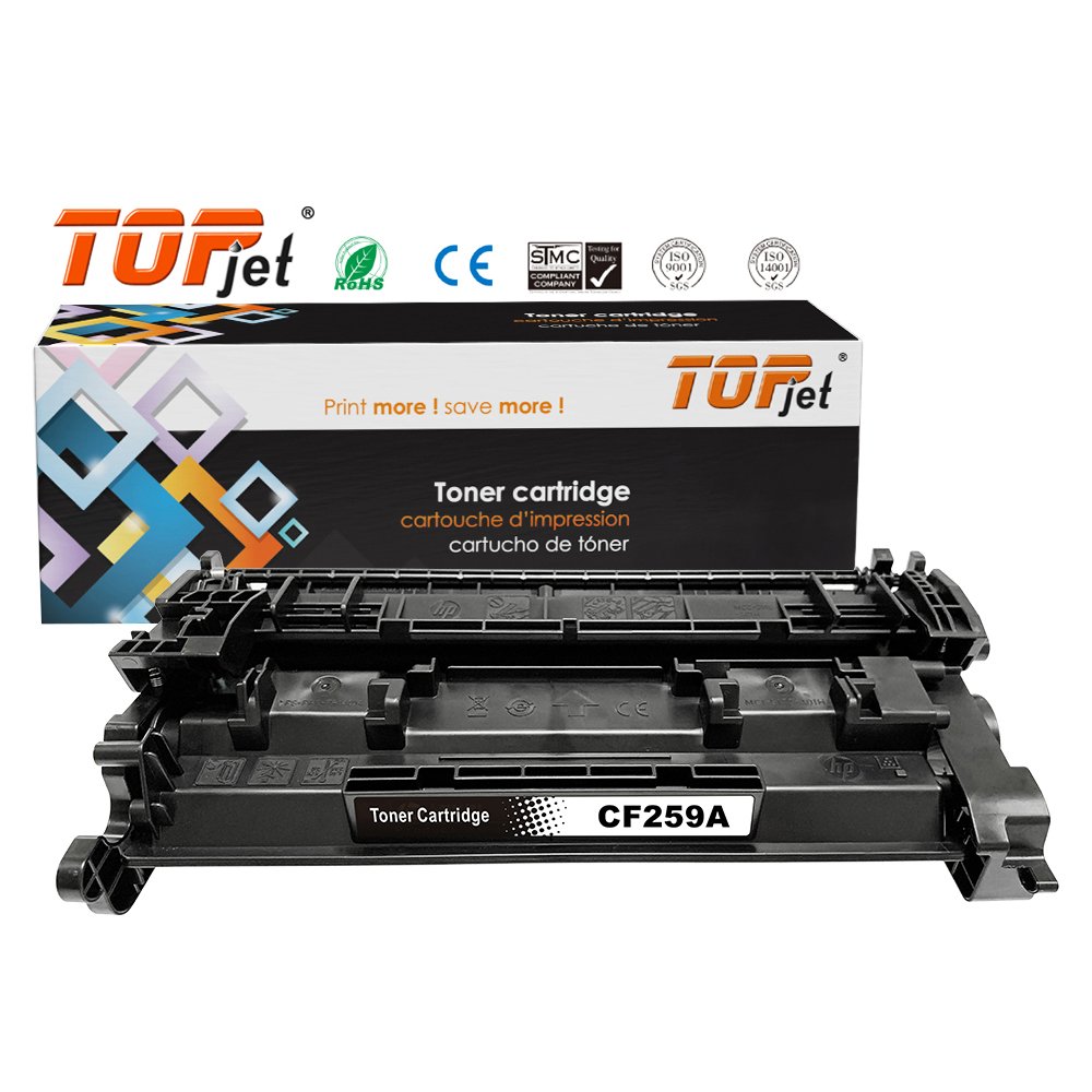 Topjet 59A 259 259A CF259A Black Laser Toner Cartridge Universal Compatible For HP Laserjet M404n 404dn Printer