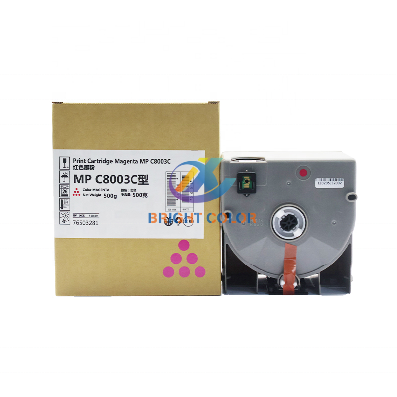 MPC8003 Color Toner Cartridge Manufacturers for RICOH MPC6503 MPC8003 IMC6500 IMC8000 Copier Parts