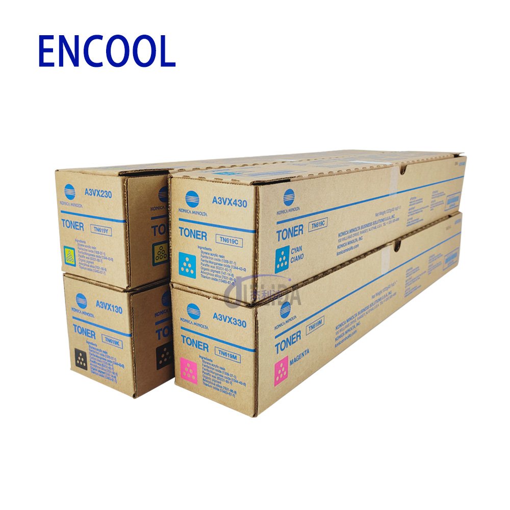 TN619 Bizhub C1060 C1070 C2060 C2070 C3070 C3080 Toner Original toner US version for Konica Minolta TN 619 Price negotiable