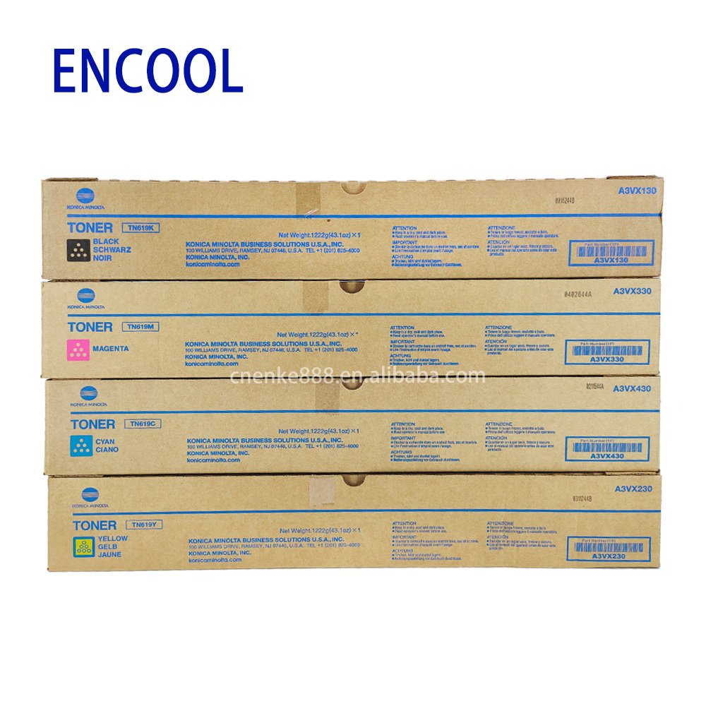 TN619 Bizhub C1060 C1070 C2060 C2070 C3070 C3080 Toner Original toner US version for Konica Minolta TN 619 Price negotiable