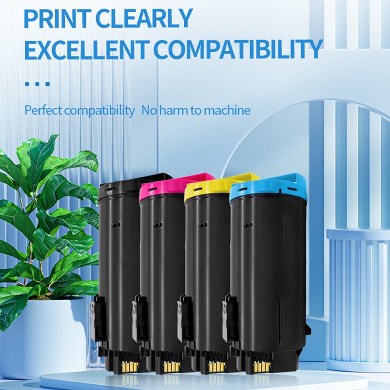 YuZhiQi Compatible Xerox Toner Cartridge Xerox 6515 Toner Refill For Xerox 6510 Color Printer
