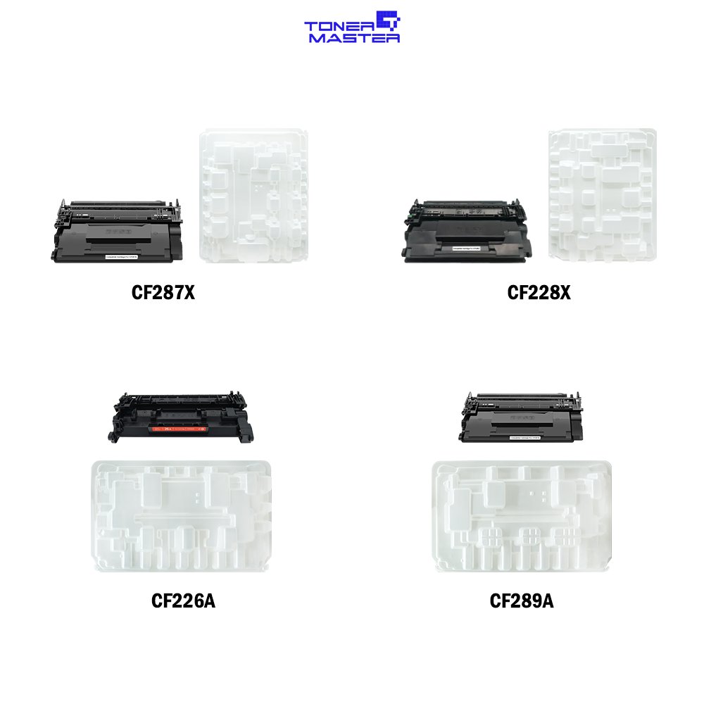 Customized OEM PET Empty Toner Cartridge Packaging Box For HP Toner Cartridge