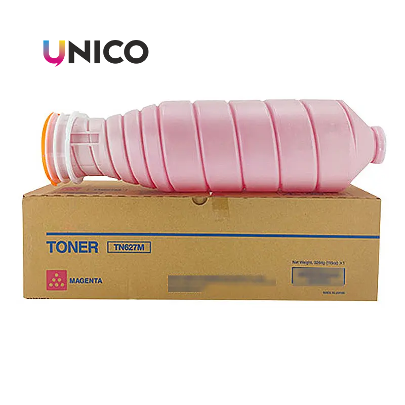 UNICO Compatible Factory wholesale price TN627 copier toner Cartridge For Konica Minolta Bizhub toner C12000/14000 toner refill