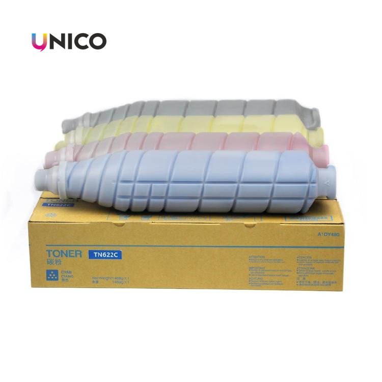 UNICO compatible tn622 toner cartridge For Konica Minolta toner Bizhub PRESS C1085 6085 6110 C1100 Best Copier Toner Tn615