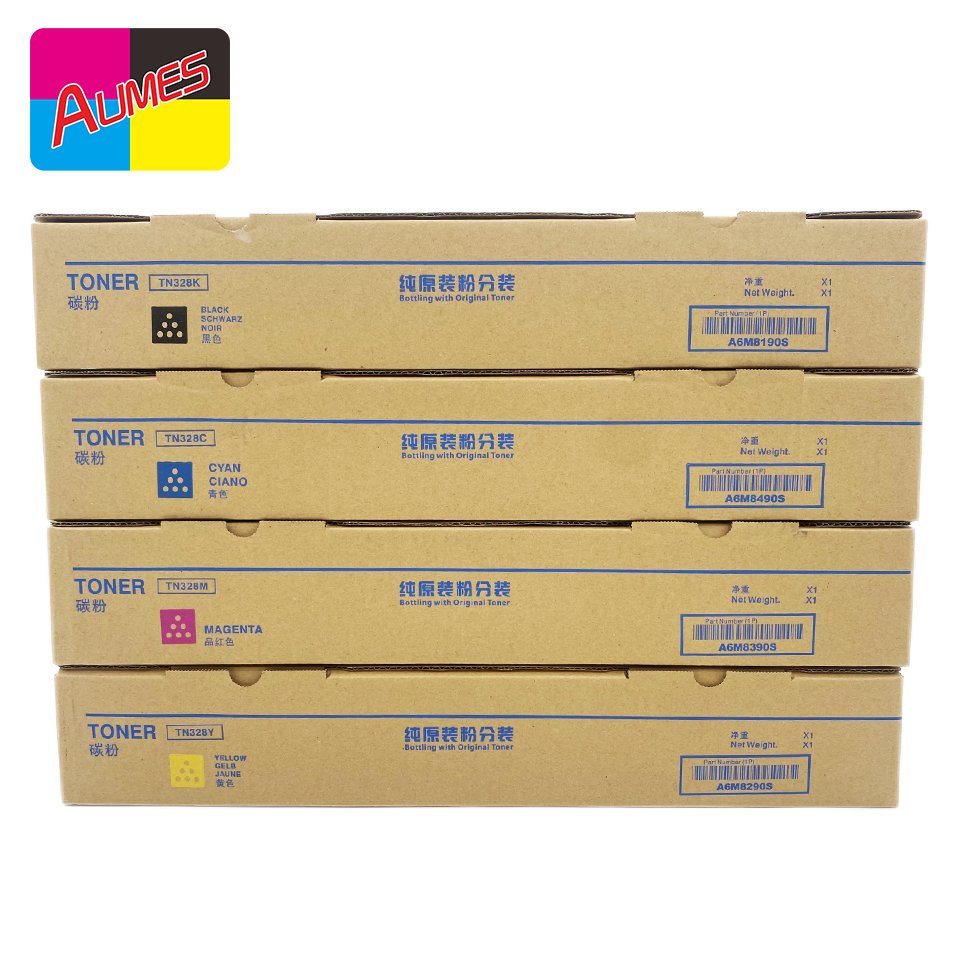 Premium TN328 TN-328 Color Toner Cartridge Manufacturer For Konica Minolta Bizhub C250i C300i C330i C360i C7130i Copier