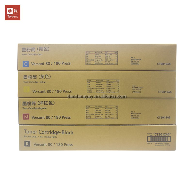 TENGNENG V80 V180 compatible toner cartridge for Xerox Versant 80 180 280 Press color toner copier parts