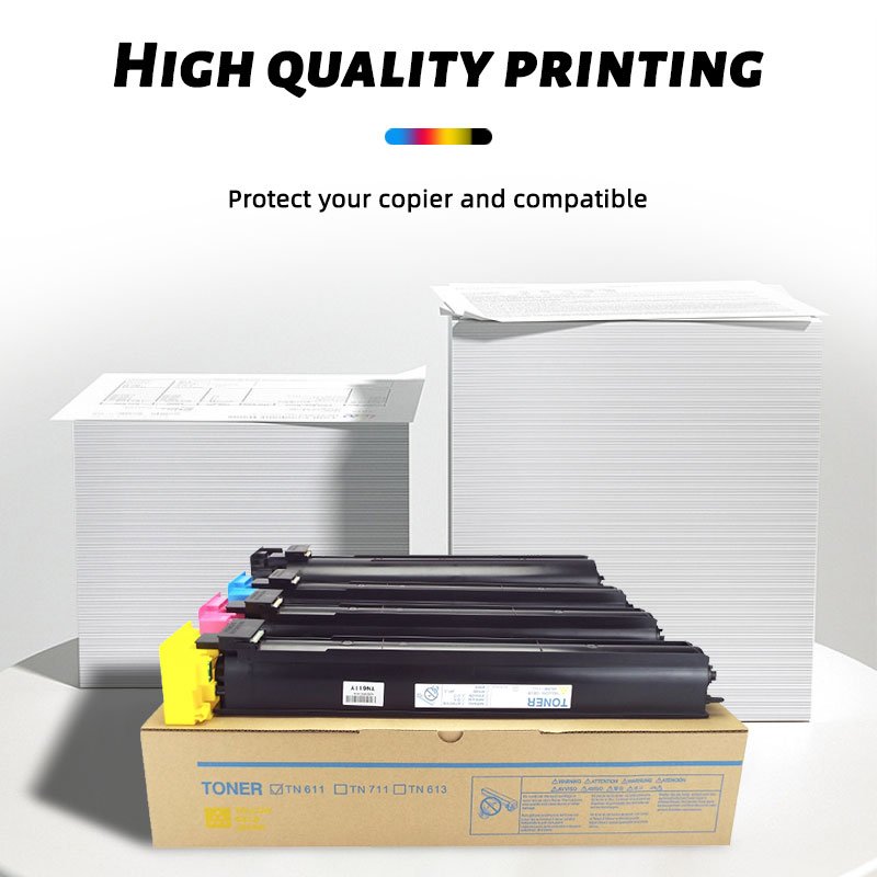 Compatible Bizhub C451 550 650 for Konica Minolta TN611 printer toner cartridge