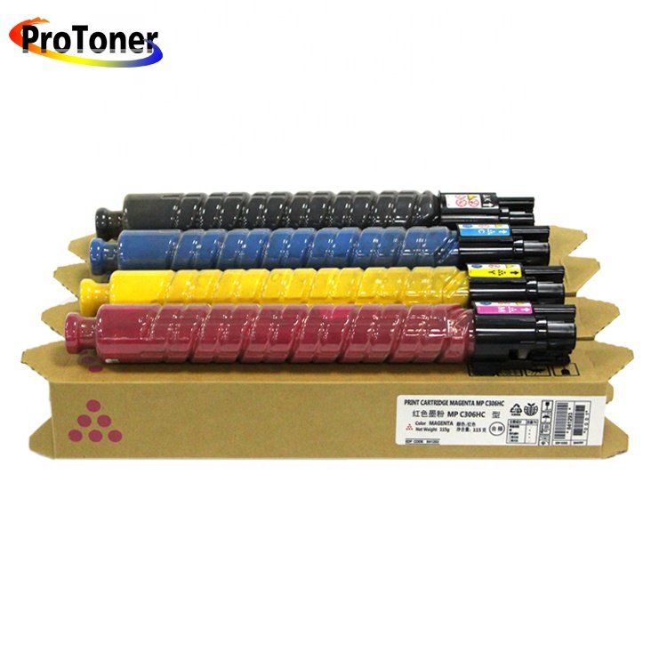 MPC 306 Compatible Toner Cartridges for Ricoh Aficio MPC306 C307 C406 C407 Copiers Factory Wholesale Price for Printers