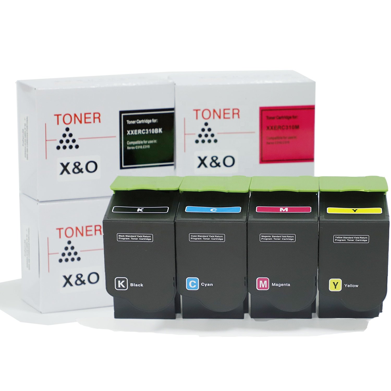 X&O Premium Patent Cartridge Compatible Ink Xerox C310 Toner For Xerox Color Printer C315 C310