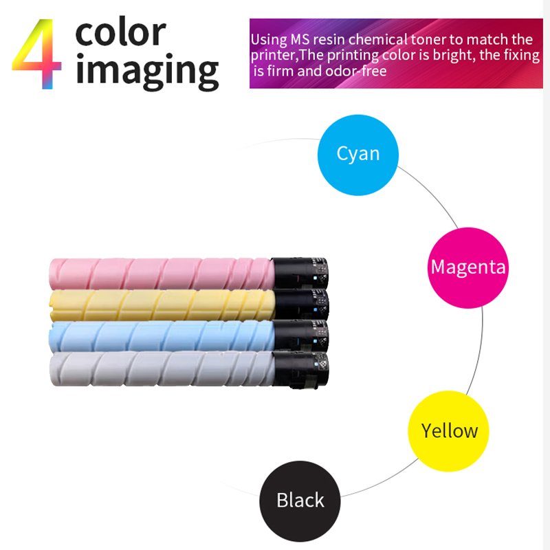 Xinyu D330 Compatible Toner Cartridges D320T24KK D320T24KC D320T24KM D320T24KY for Sindoh D320C D330C D331C D332C Printer