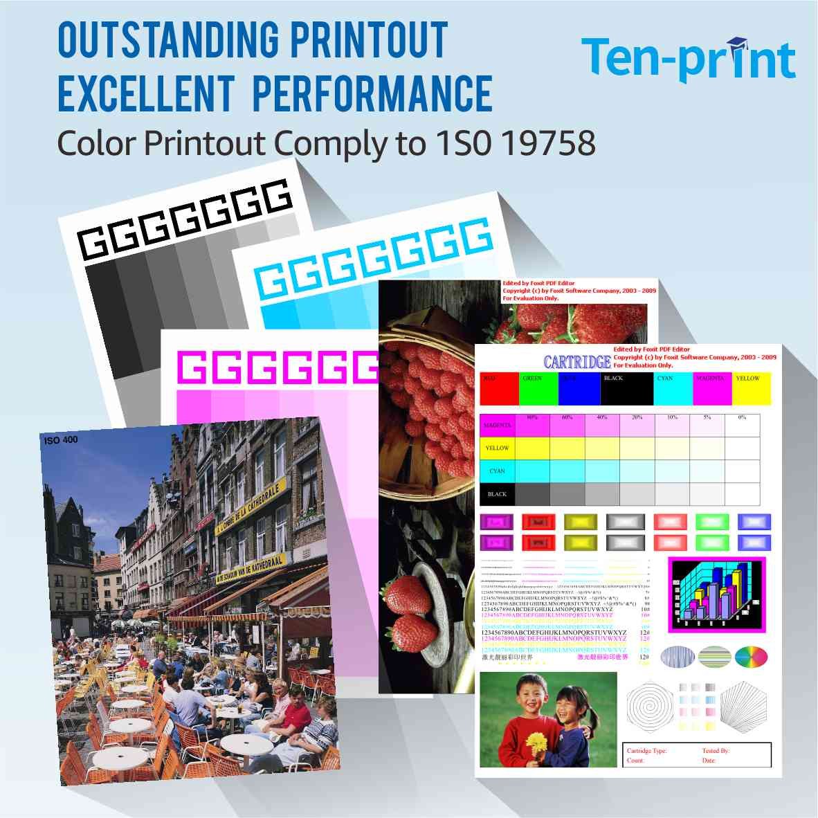 Ten-print Factory Outlet CRG 067 1 SET Color Toner Cartridge For Canon imageCLASS Series Printer