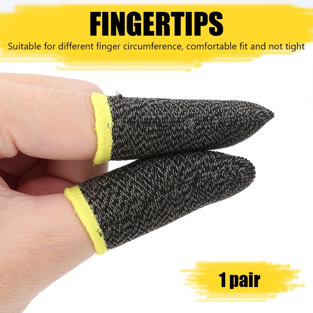 2PCS Finger cot Breathable Game Controller Finger Sleeve For Sweat Proof Non-Scratch Touch Screen Gaming Thumb Finger cot