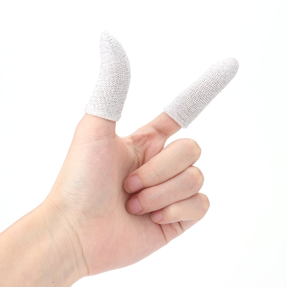 2PCS Finger cot Breathable Game Controller Finger Sleeve For Sweat Proof Non-Scratch Touch Screen Gaming Thumb Finger cot