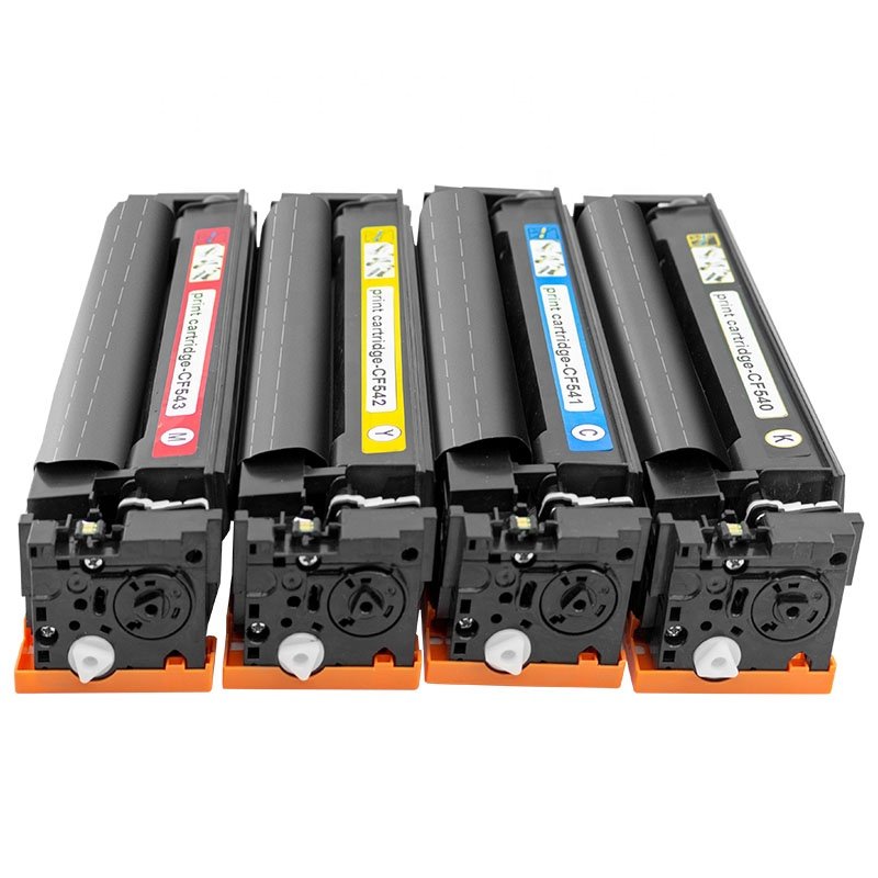 FULUXIANG Compatible 203A CF540A CF541A CF542A CF543A Toner Cartridge for HP LaserJet Pro M254dn/254dw/254nw MFP M280nw/281cdw