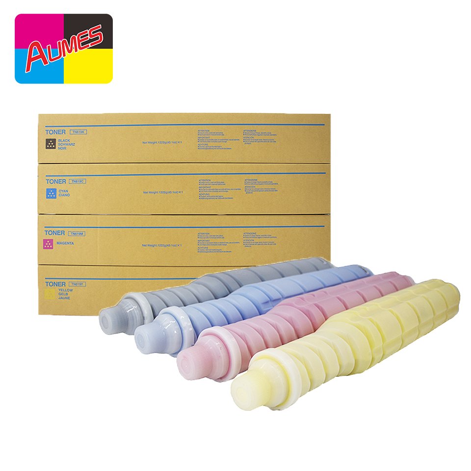 TN619 TN-619 Refill Chemical Toner Cartridge Compatible For Konica Minolta Bizhub PRESS C 060 1070 2060 2070 3070 3080