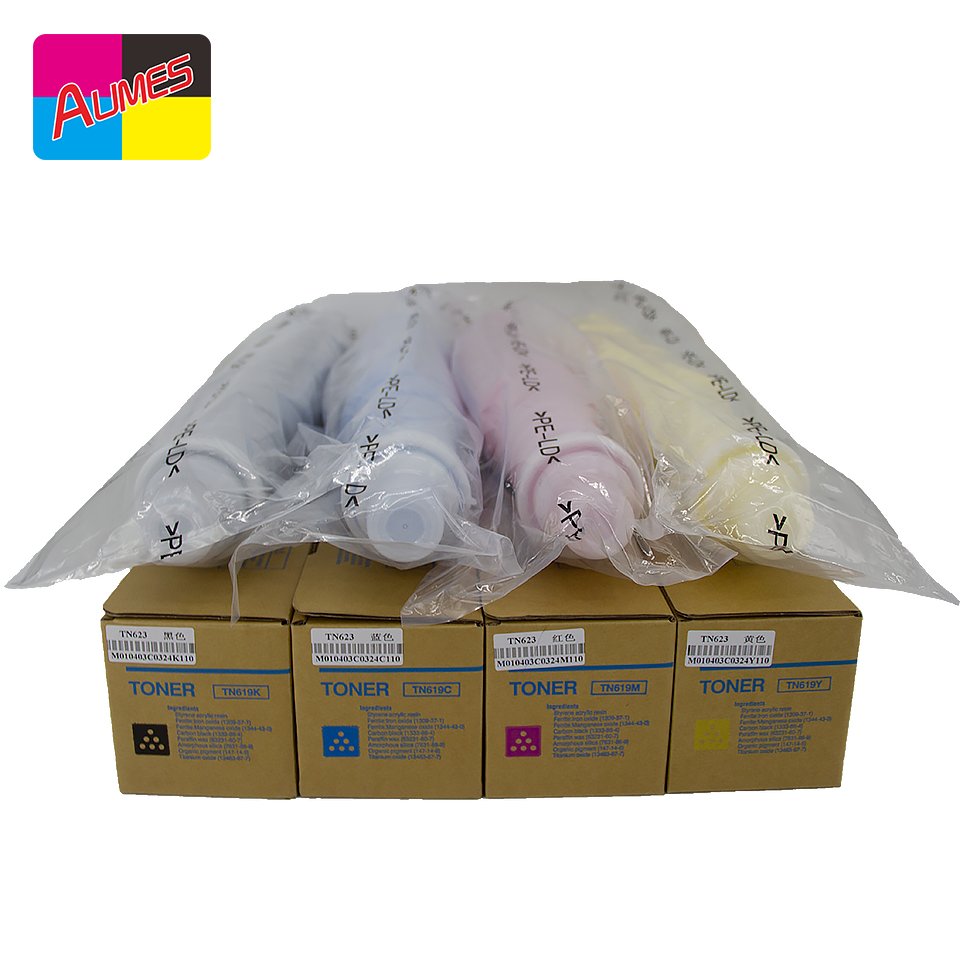 TN619 TN-619 Refill Chemical Toner Cartridge Compatible For Konica Minolta Bizhub PRESS C 060 1070 2060 2070 3070 3080