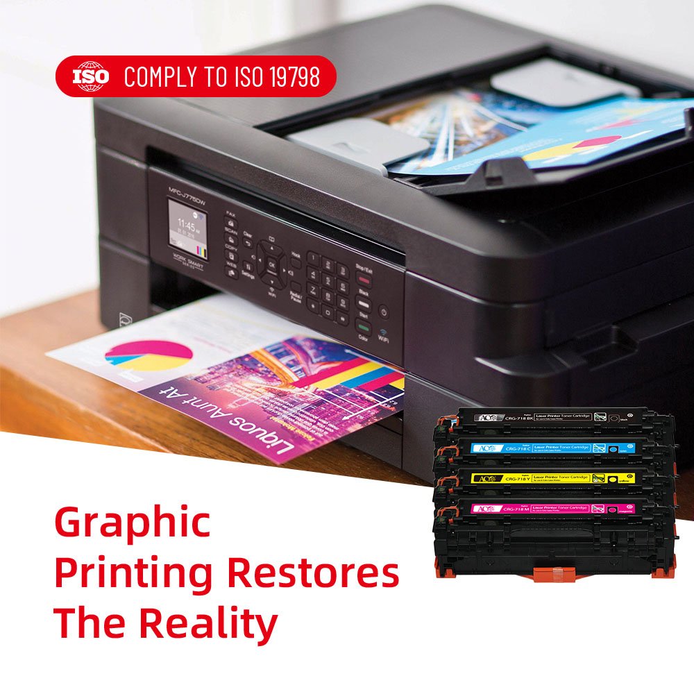 ACO Color Toner Cartridge CRG 118 318 418 718 CRG118 CRG318 CRG418 CRG718 Compatible For Canon Manufacturer Wholesale