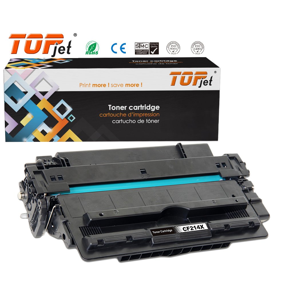 Topjet Premium Laser Toner Cartridge CF214X 214X CF214 14X Compatible For HP LaserJet Enterprise 700 M712dn M712xh M725 Printer