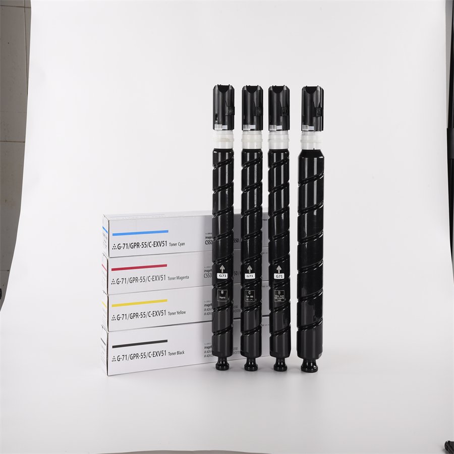 Copier Parts Hot selling NPG71 GPR-55 CEXV51 Toner Cartridge For CANON iR C5535 5540 5550 5560 C5735 5740 5750 5760
