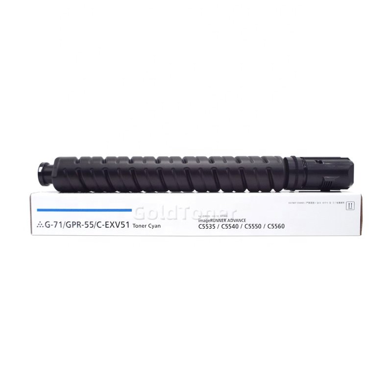 Compatible NPG71 GPR55 C-EXV51 Japan Toner for Canon IR ADV C5560 C5540 C5535 C5550 Color Copier Toner cartridge