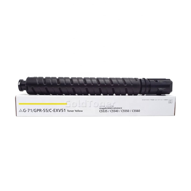 Compatible NPG71 GPR55 C-EXV51 Japan Toner for Canon IR ADV C5560 C5540 C5535 C5550 Color Copier Toner cartridge