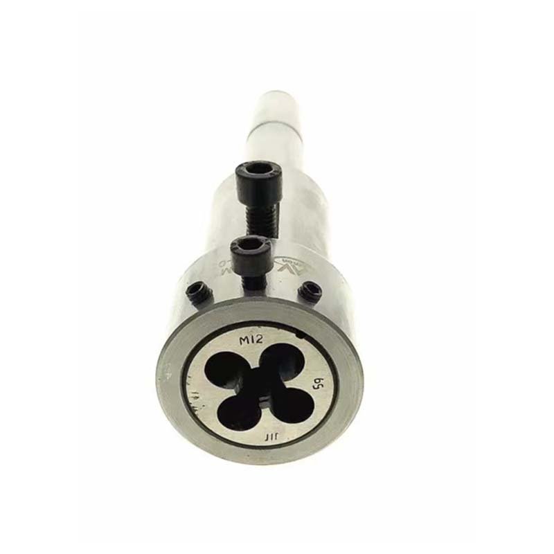 Retractable Round Die Holder Tail Stock Morse taper Fixed Sleeve For Tapping Machine Lathe Milling External Screw Thread