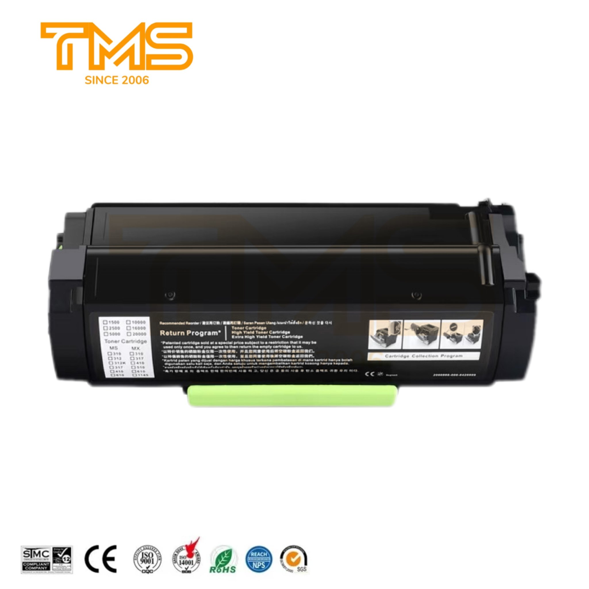 MS321 MX321 MX331 56F3H00 for Lexmark Toner Cartridge For MS331 MX431 MS431 MS421 MS521 MS621 MX622 Lexmark Printer compatible