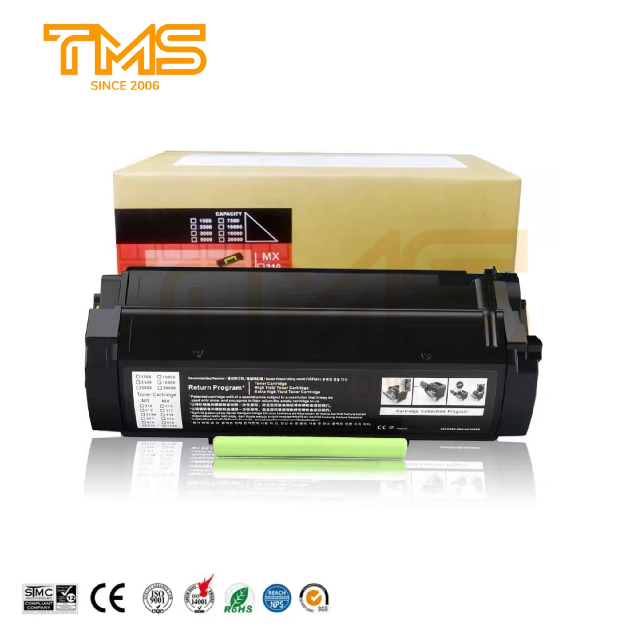 MS321 MX321 MX331 56F3H00 for Lexmark Toner Cartridge For MS331 MX431 MS431 MS421 MS521 MS621 MX622 Lexmark Printer compatible