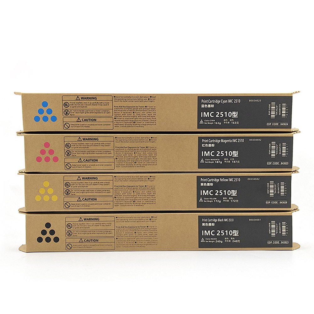 Genuine Compatible Ricoh IMC2510 Toner For Ricoh IM C2510 C2010 C3510 C3010 C4510 C5510 C6010 Copier Color Toner Cartridge
