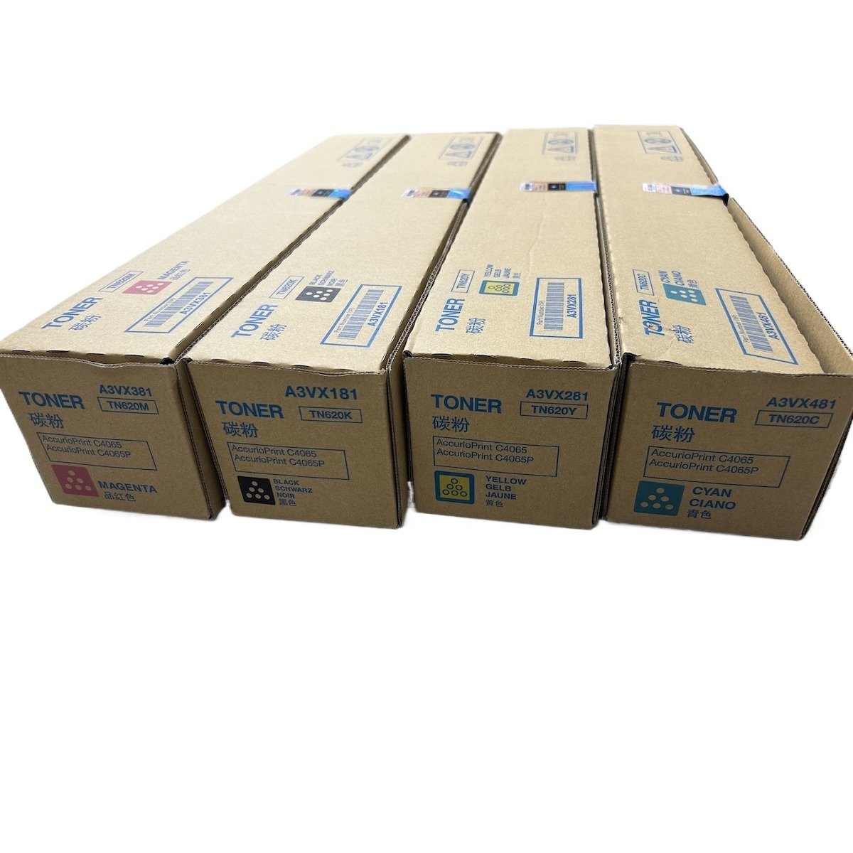 Genuine Original New TN620 Toner Cartridge for Konica Minolta AccurioPrint C4065 C4065P TN-620 TN620K TN620M TN620Y TN620C