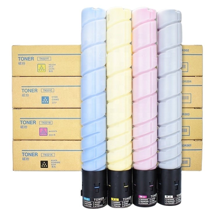 BEST QUALITY TN321 Toner Cartridge for konica minolta bizhub C224 C284 C364 clor copier C M K Y