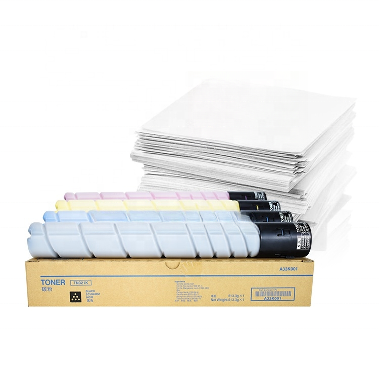 BEST QUALITY TN321 Toner Cartridge for konica minolta bizhub C224 C284 C364 clor copier C M K Y