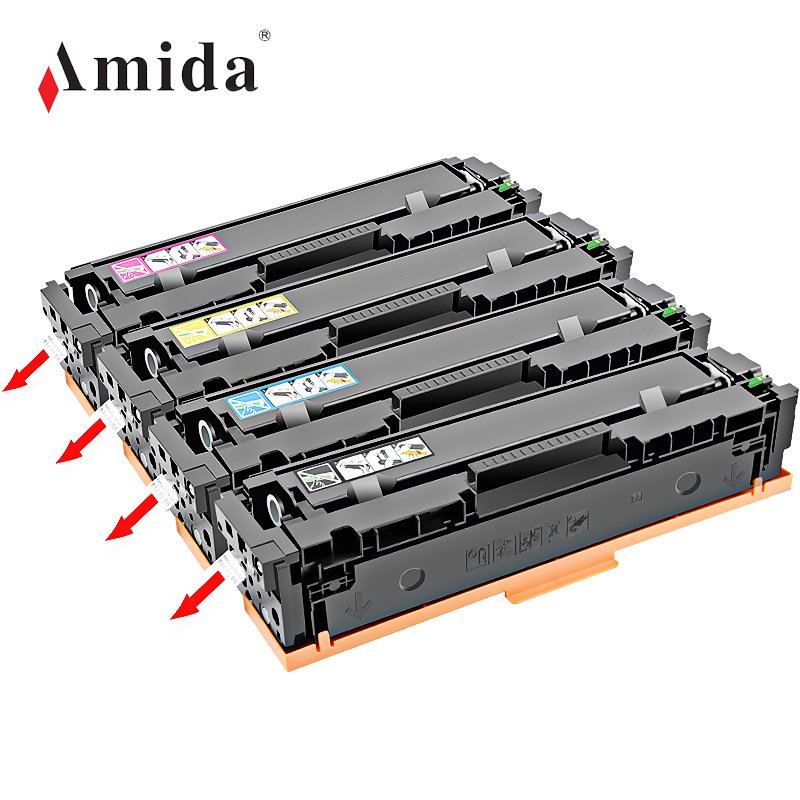 Amida compatible CF401A CF402A CF403A color toner cartridge CF400A