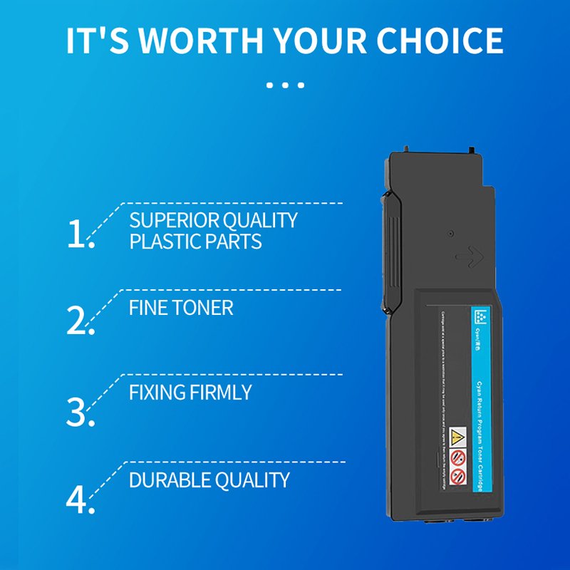 YuZhiQi Compatible toner cartridge Xerox C405 C400 Versalink C 405 C 400 color CMYK toner