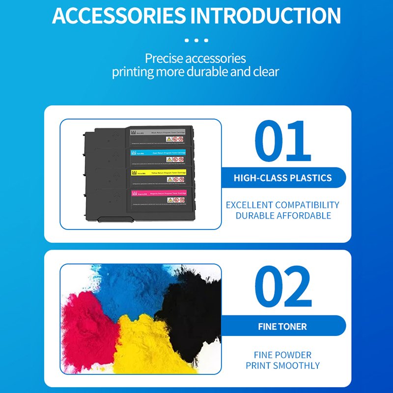 YuZhiQi Compatible toner cartridge Xerox C405 C400 Versalink C 405 C 400 color CMYK toner