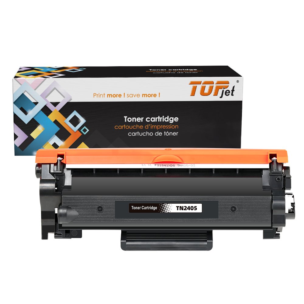 Topjet TN2405 TN 2405 TN-TN2405 Toner Cartridge Set Factory Compatible For Brother HL L2375DW DCP L2550DW MFC L2715DW Printer