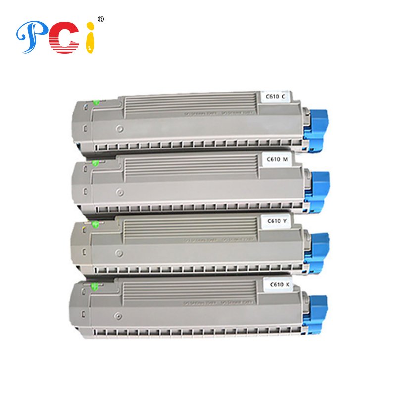 PCI Wholesale Color Laser Compatible Toner Cartridge For OKI C610 C710 C711 C810 C830 C822 C823 C831 C841 MC873