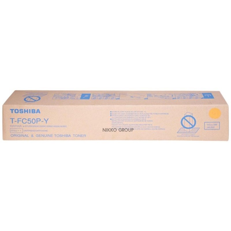 Original T-FC50P Yellow Toner Cartridge for e-Studio 2555C 3055C 3555C 4555C 5055C TFC50PY T-FC50P-Y TFC50P T-FC50P 114